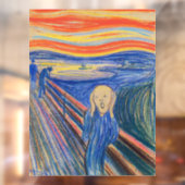Autocollant Pour Fenêtre Edvard Munch - The Scream 1895 (Feuille 2)