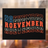 Autocollant Pour Fenêtre Élection du 24 novembre (Feuille 2)