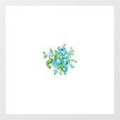 Autocollant Pour Fenêtre Élégant essentiel de mariage | Été et année (Feuille)