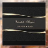 Autocollant Pour Fenêtre Elégant luxe moderne, Or, Noir (Feuille 2)