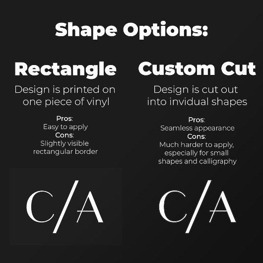 Autocollant Pour Fenêtre Élégant Mariage de couronne de monogramme blanc