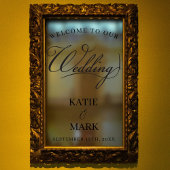 Autocollant Pour Fenêtre Élégant noir blanc Calligraphie Mariage Signal Dec