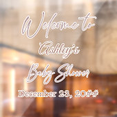 Autocollant Pour Fenêtre Élégant script de calligraphie simple Bohème moder (Feuille 2)