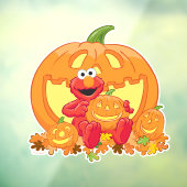 Autocollant Pour Fenêtre Elmo | Citrouilles d'Halloween (Feuille 3)