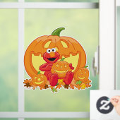 Autocollant Pour Fenêtre Elmo | Citrouilles d'Halloween (Maison)