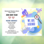 Autocollant Pour Fenêtre Emplois à pourvoir Rejoignez Notre Équipe Personna (Feuille 3)