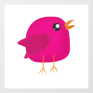 Autocollant Pour Fenêtre Enfants mignonette birdy