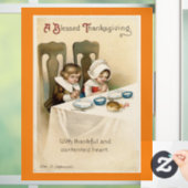 Autocollant Pour Fenêtre Enfants pèlerins priant fenêtre clouer (Maison)