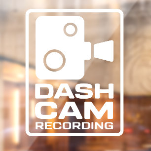 Autocollant Pour Fenêtre Enregistreur de caméra de voiture Dashcam