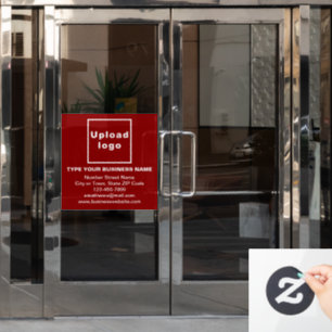 Autocollant Pour Fenêtre Enseigne commerciale sur adhésif pour vitrine de l