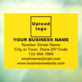 Autocollant Pour Fenêtre Enseigne commerciale sur film adhésif pour fenêtre (Feuille 3)