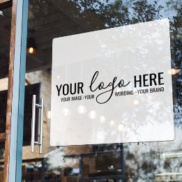 Autocollant Pour Fenêtre Enseigne de magasin en verre de société commercial