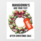 AUTOCOLLANT POUR FENÊTRE ENSEIGNE DE PROMOTION EN MAGASIN (Feuille)