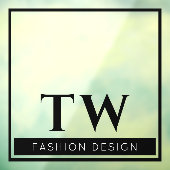 Autocollant Pour Fenêtre Enseigne de société de mode Transparent Noir (Feuille 3)