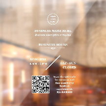 Enseigne personnalisée d'heures d'ouverture de mag