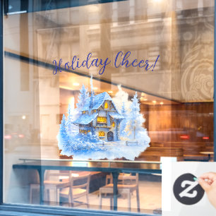 Autocollant Pour Fenêtre Entreprise de Décoration de Fête de Cottage Cosy d