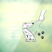 Autocollant Pour Fenêtre Entreprise de formation de chien (Feuille 3)