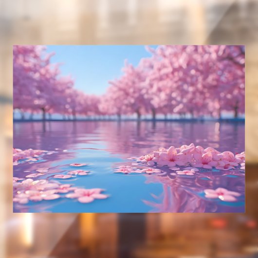 Autocollant Pour Fenêtre Ephemeral Bloom (Feuille 2)