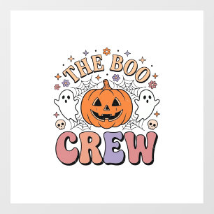 Autocollant Pour Fenêtre Équipage de fantôme d'Halloween Mignon Fantomatiqu