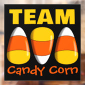 Autocollant Pour Fenêtre Équipe Candy Corn Halloween (Feuille 2)