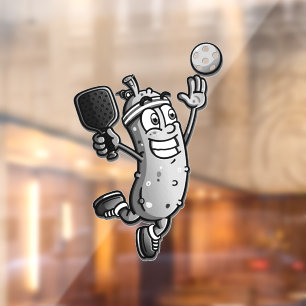 Autocollant Pour Fenêtre Étoile de Pickleball