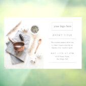 Autocollant Pour Fenêtre Événement en magasin | Lancement d'une entreprise (Feuille 3)