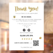 Autocollant Pour Fenêtre *~* EXAMEN QR AP8 MERCI Cute Emoji (Feuille 2)