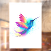 Autocollant Pour Fenêtre Exotic Rainbow Hummingbird (Feuille 2)