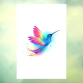 Autocollant Pour Fenêtre Exotic Rainbow Hummingbird (Feuille 3)