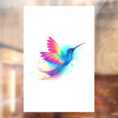 Autocollant Pour Fenêtre Exotic Rainbow Hummingbird (Feuille 2)
