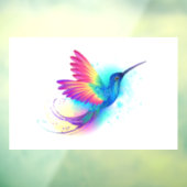 Autocollant Pour Fenêtre Exotic Rainbow Hummingbird (Feuille 3)