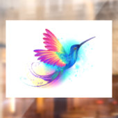 Autocollant Pour Fenêtre Exotic Rainbow Hummingbird (Feuille 2)