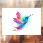 Autocollant Pour Fenêtre Exotic Rainbow Hummingbird (Feuille 2)