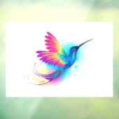 Autocollant Pour Fenêtre Exotic Rainbow Hummingbird (Feuille 3)