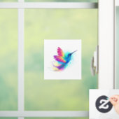 Autocollant Pour Fenêtre Exotic Rainbow Hummingbird (Maison)