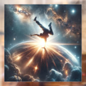 Autocollant Pour Fenêtre Explosion de rupture galactique dans l'espace prof (Feuille 2)