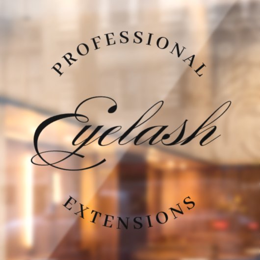 Autocollant Pour Fenêtre extensions de cils professionnelles minimalistes m (Feuille 2)