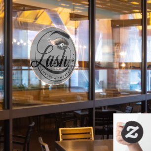 Autocollant Pour Fenêtre Extensions Eyelash de luxe générique Spa de salon