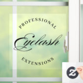 Autocollant Pour Fenêtre extensions eyelash professionnelles minima moderne (Maison)