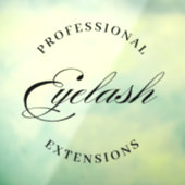 Autocollant Pour Fenêtre extensions eyelash professionnelles minima moderne (Feuille 3)