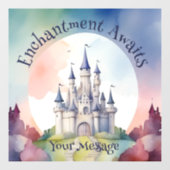 Autocollant Pour Fenêtre Fairy Tale Castle Party (Feuille)