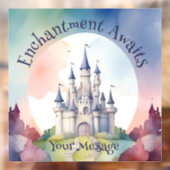 Autocollant Pour Fenêtre Fairy Tale Castle Party (Feuille 2)