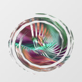 Autocollant Pour Fenêtre Fancy Dancer Abstrait (Feuille)