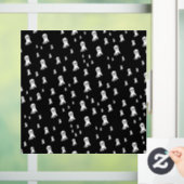 Autocollant Pour Fenêtre Fantômes d'Halloween foncé (Maison)