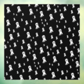 Autocollant Pour Fenêtre Fantômes d'Halloween foncé (Feuille 3)