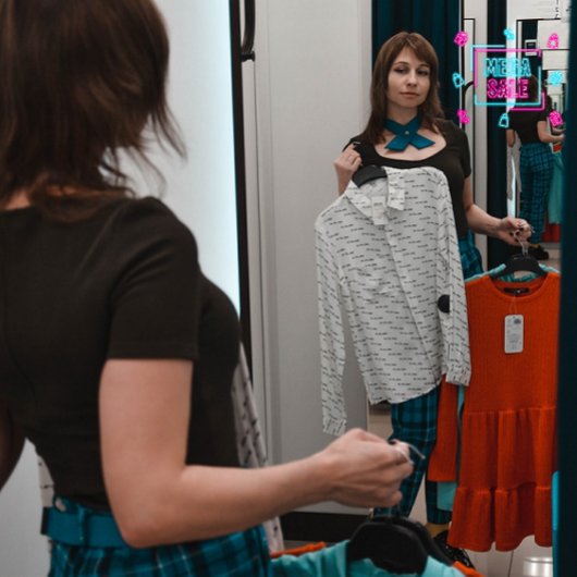 Autocollant Pour Fenêtre Faux Néon Méga Vente Entreprise Petite