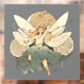 Autocollant Pour Fenêtre Fée Enchantante - Imaginaire lunaire (Feuille 2)