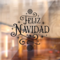 Feliz Navidad Spanish Merry Christmas Typographie