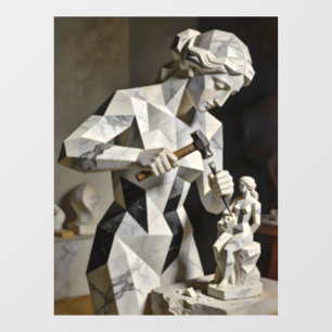 Autocollant Pour Fenêtre Femme, Crée-Toi – Autoportrait Construit