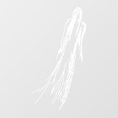 Autocollant Pour Fenêtre Femme Ghoost (Feuille)